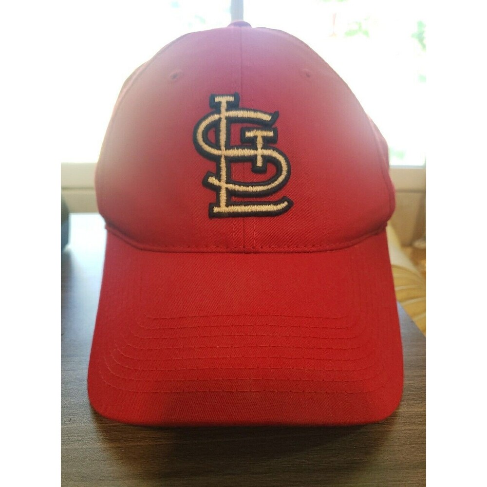 St Louis Cardinals Hat Cap Strap Back Mens MLB Baseball Outdoor Cap Red - Picture 1 of 7